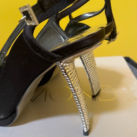 Stuart Weitzman Diamond Heel Ankle strap Heels Size 36 1/2 - Picture 6 of 8